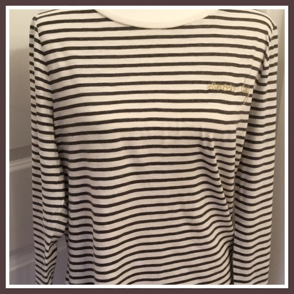 LOFT Snow Day Tee Long Sleeve Tee NWT - Large